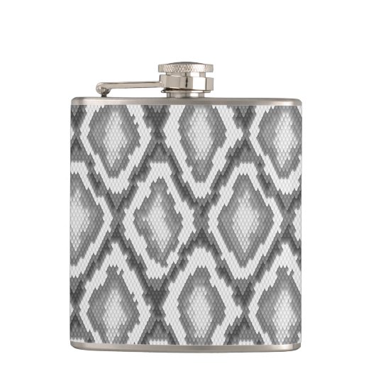 Pythonschlangeschlangenhautmuster Flachmann (Vorderseite)