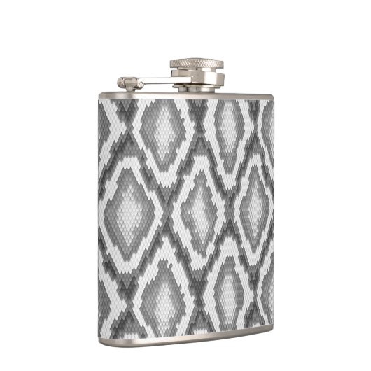 Pythonschlangeschlangenhautmuster Flachmann (Rechts)