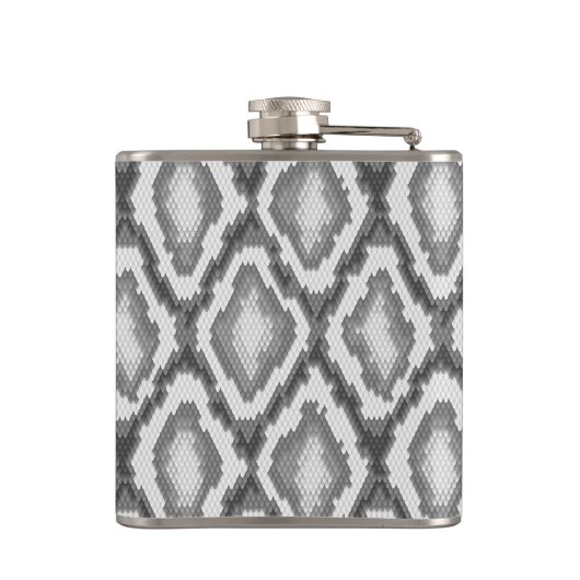 Pythonschlangeschlangenhautmuster Flachmann (Rückseite)