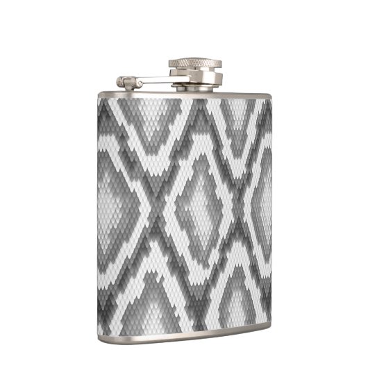 Pythonschlangeschlangenhautmuster Flachmann (Rechts)