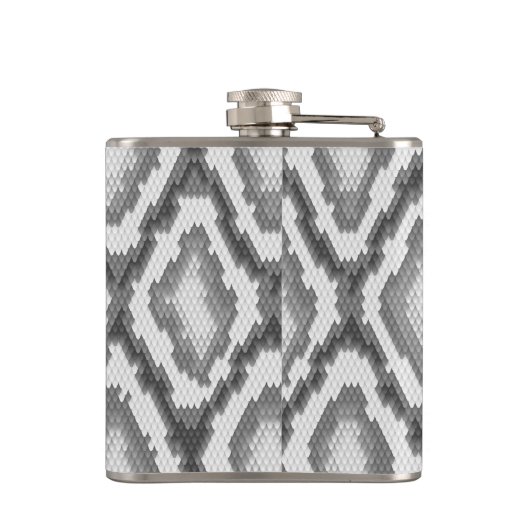 Pythonschlangeschlangenhautmuster Flachmann (Rückseite)