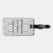 Pythonschlangeschlangenhautmuster Gepäckanhänger (Rückseite horizontal)