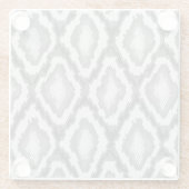 Pythonschlangeschlangenhautmuster Glasuntersetzer (Rückseite)