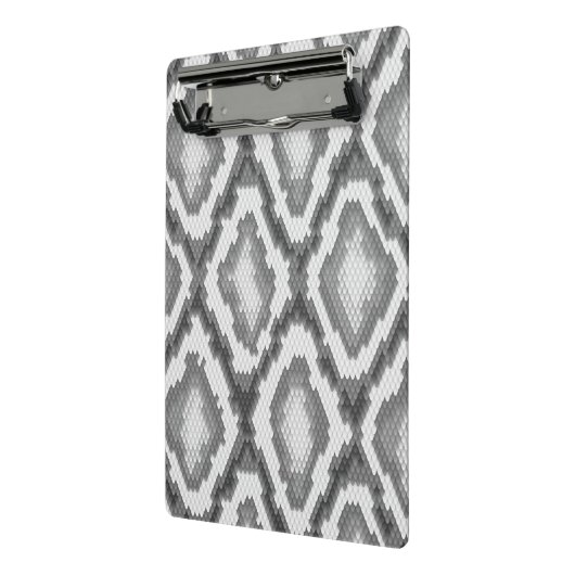 Pythonschlangeschlangenhautmuster Mini Klemmbrett (Gewinkelt2)