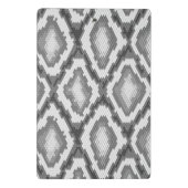 Pythonschlangeschlangenhautmuster Mini Klemmbrett (Rückseite)