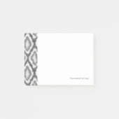 Pythonschlangeschlangenhautmuster Post-it Klebezettel (Vorderseite)