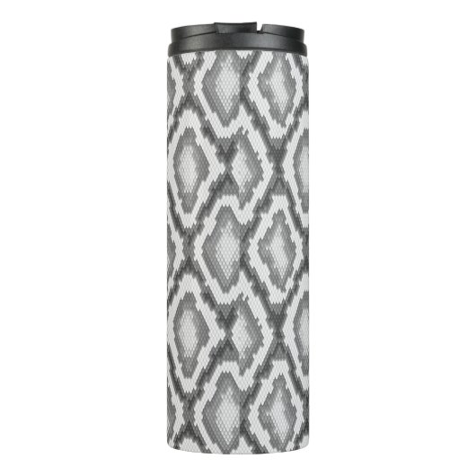 Pythonschlangeschlangenhautmuster Thermosbecher (Rückseite)