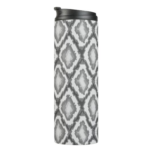 Pythonschlangeschlangenhautmuster Thermosbecher (Nach rechts gedreht)