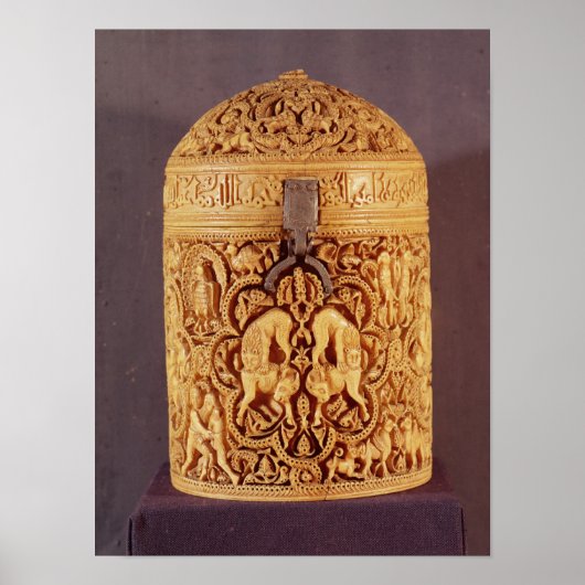 Pyx mit Relief, das die Freuden darstellt Poster (Vorne)