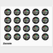 PZ-Farb-, Symbol-, Bildsticker Runder Aufkleber (Blatt)