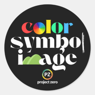 PZ-Farb-, Symbol-, Bildsticker Runder Aufkleber