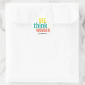 PZ See, Think, Wonder Aufkleber (Tasche)