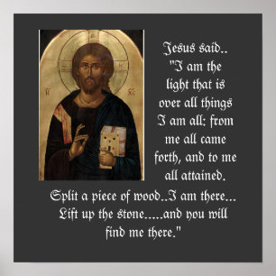 Q-14 Jesus Ikonenplakat Poster