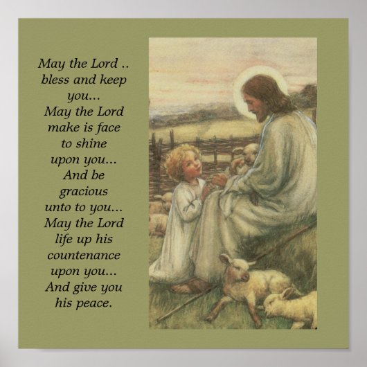 q-2 Jesus und Kinderposter Poster (Vorne)