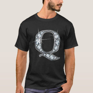 "Q" Diamond Bling T - Shirt