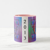 Q Erste Tasse "Blaues Regenglas" (Mittel)