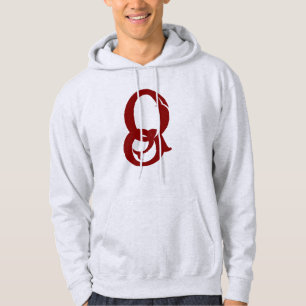 Q-förmige Kapuze Hoodie