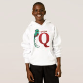 Q für Quetzal Hoodie (Vorne ganz)