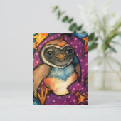 Q ist für Quail Postkarte (Stehend Vorderseite)