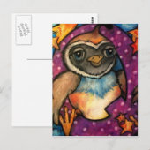 Q ist für Quail Postkarte (Vorne/Hinten)