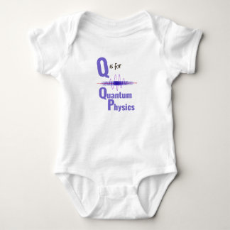 Q ist für Quantums-Physik-niedlichen Baby Strampler