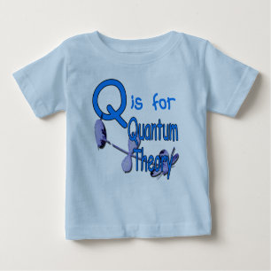 Q ist für Quantums-Theorie Baby T-shirt