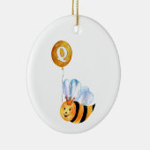 Q ist für QUEEN BEE Keramik Ornament (Rechts)