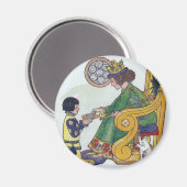 Q ist für Queen Magnet (Vorderseite/Rückseite)