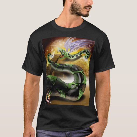 Q ist für Quetzalcoatl T-Shirt (Vorderseite)