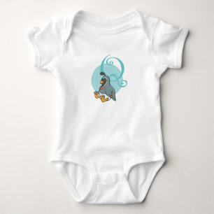 Q ist für Wachteln Baby Strampler