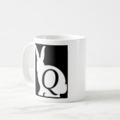 Q Kaninchen Orion Lines Kaffeetasse (Vorderseite Links)