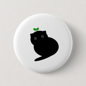 Q Katze Button (Vorderseite)