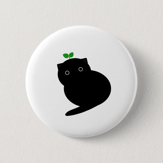 Q Katze Button (Vorderseite)