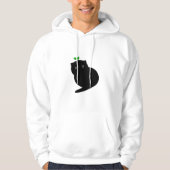 Q Katze Hoodie (Vorderseite)