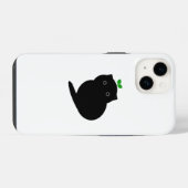 Q Katze iPhone Hülle (Rückseite (Horizontal))