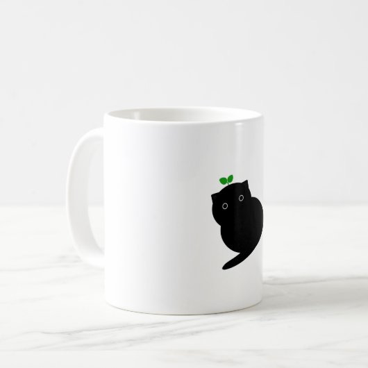 Q Katze Kaffeetasse (Vorderseite Links)