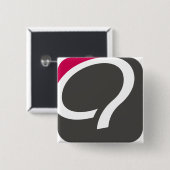 Q-Knopf - Himbeere Button (Vorne & Hinten)