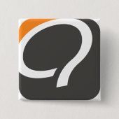 Q-Knopf - Orange Button (Vorderseite)