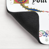 Q Mittelalterliches Mousepad (Ecke)