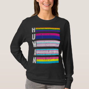Q Pride Flag Gay Bi Intersexual Trans P T-Shirt