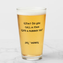 Q&Q MANN MIT EINEM RUBBER TOP? Glasbierpint