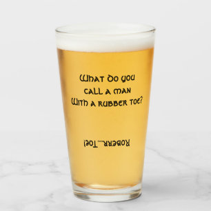 Q&Q MANN MIT EINEM RUBBER TOP? Glasbierpint Glas