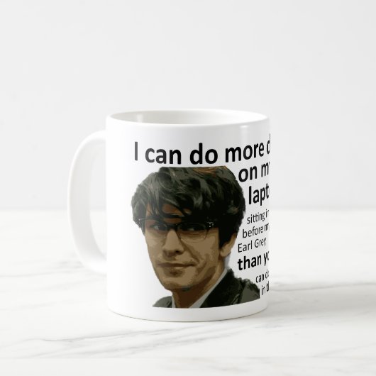 Q quote Skyfall Kaffeetasse (Vorderseite Links)