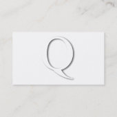 Q Schatten Visitenkarte (Rückseite)