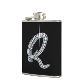 Q Skript "Diamond Bling"-Flasche Flachmann (Links)