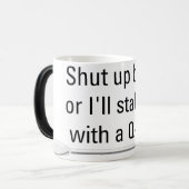 Q-Spitze-Tasse Verwandlungstasse (Vorderseite Links)