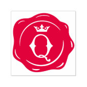 Q - Ursprünglicher Buchstabe des Siegels "Antikes Permastempel (Design)