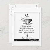 Q war ein Wachtal Postkarte (Vorne/Hinten)