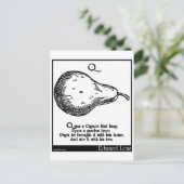 Q war eine Quinte, die hing Postkarte (Stehend Vorderseite)