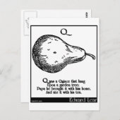 Q war eine Quinte, die hing Postkarte (Vorne/Hinten)